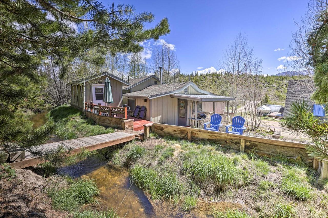 Grand Lake Home Fireplace, Deck And Mountain Views Exterior photo