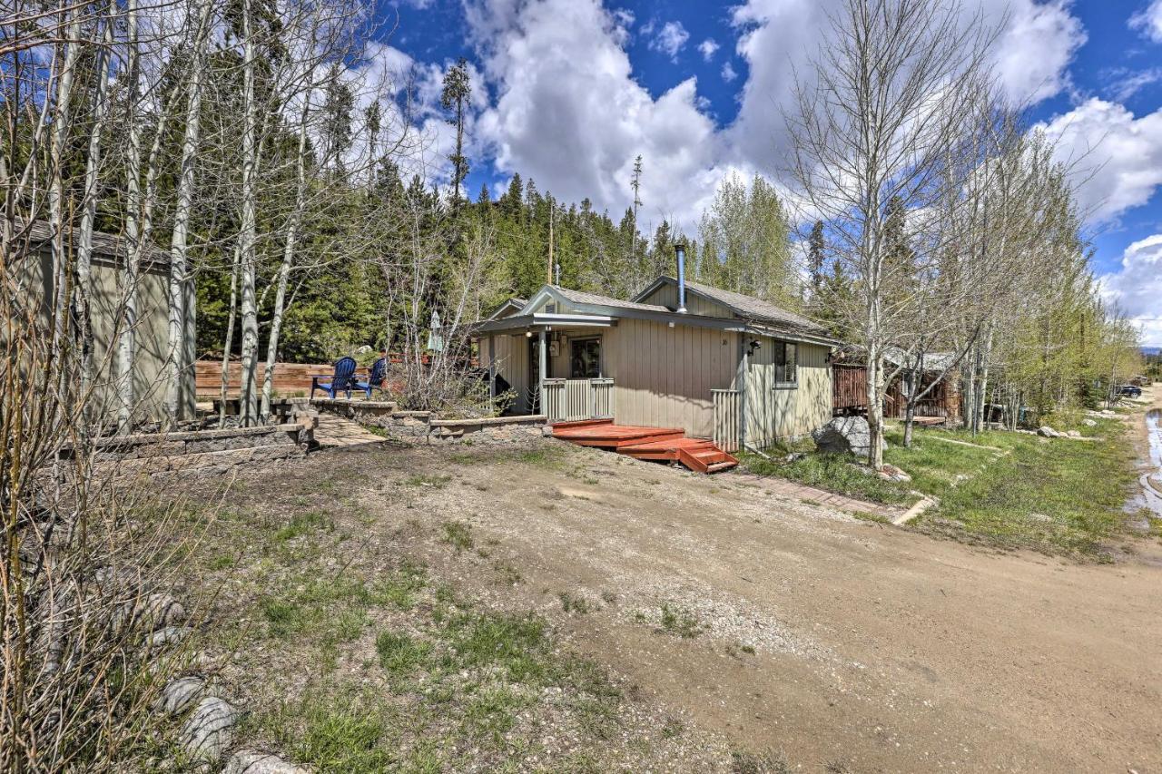 Grand Lake Home Fireplace, Deck And Mountain Views Exterior photo