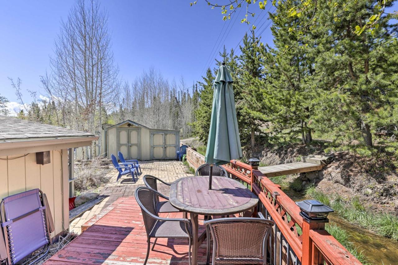 Grand Lake Home Fireplace, Deck And Mountain Views Exterior photo
