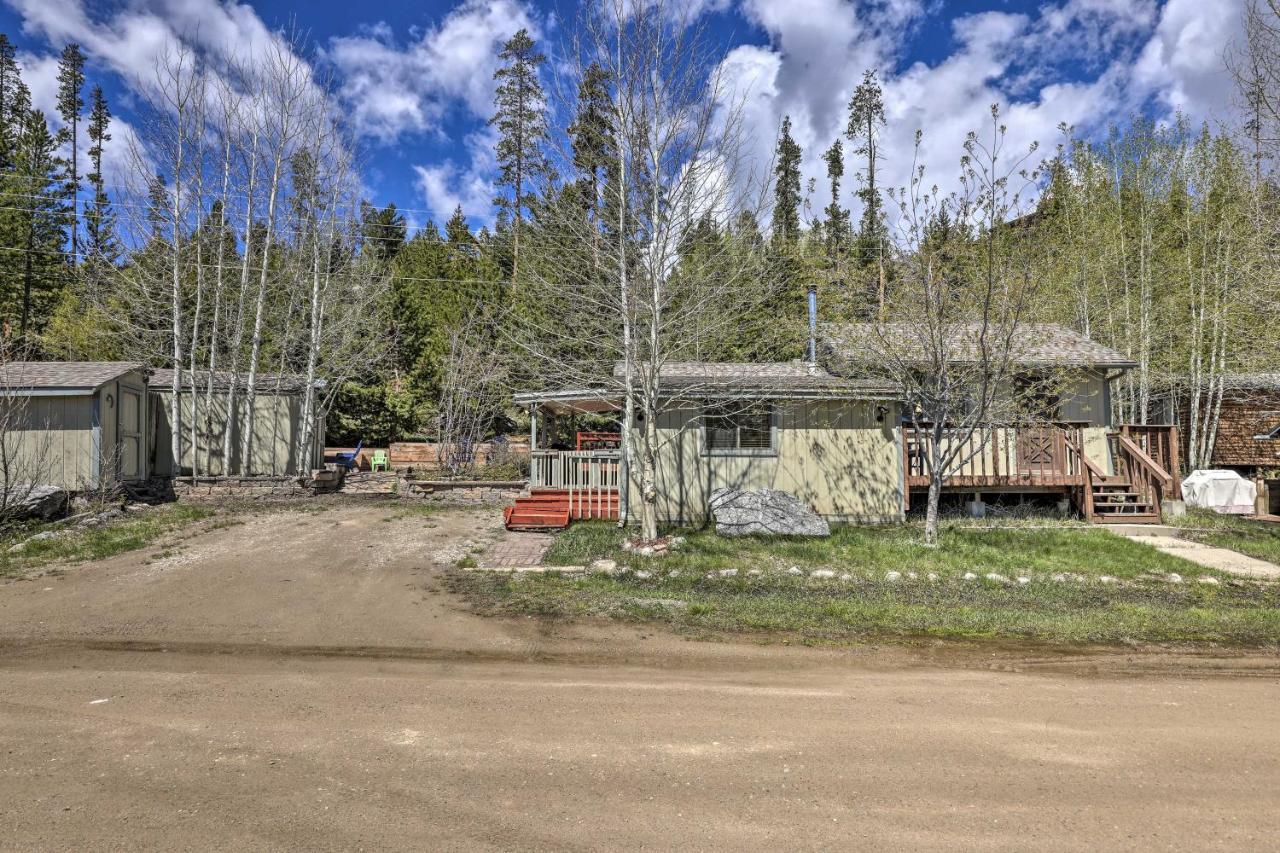 Grand Lake Home Fireplace, Deck And Mountain Views Exterior photo